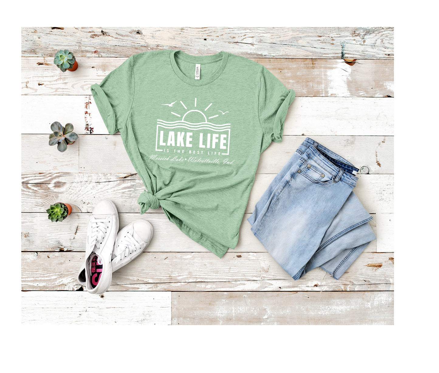 Lake Life T-Shirt Customized with Lake Name