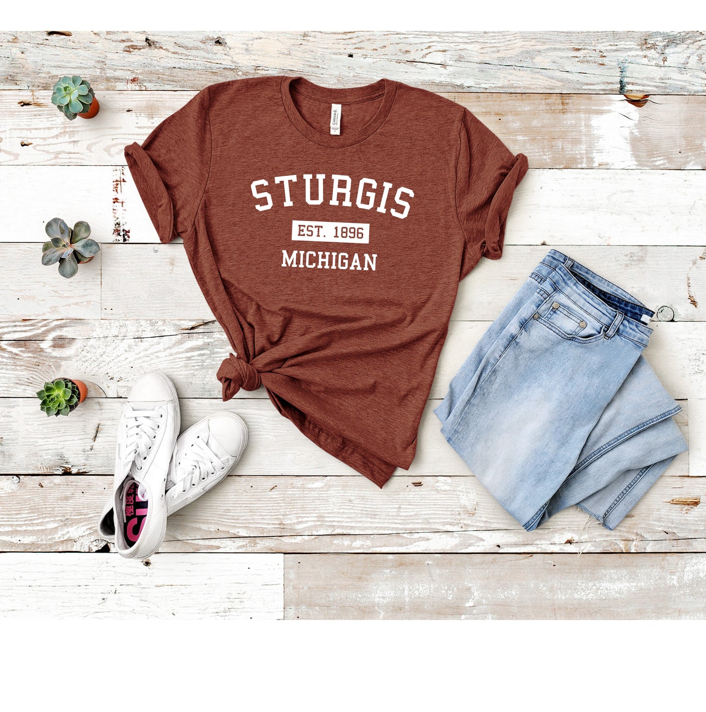 Love Where You Live T-Shirt Customized with Town, State, Est Year