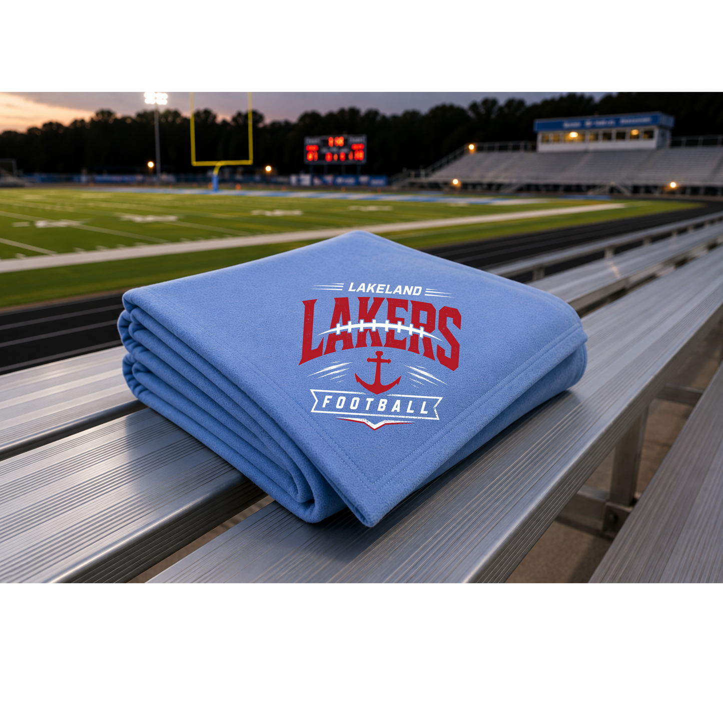 Lakeland Football Sweatshirt Blanket