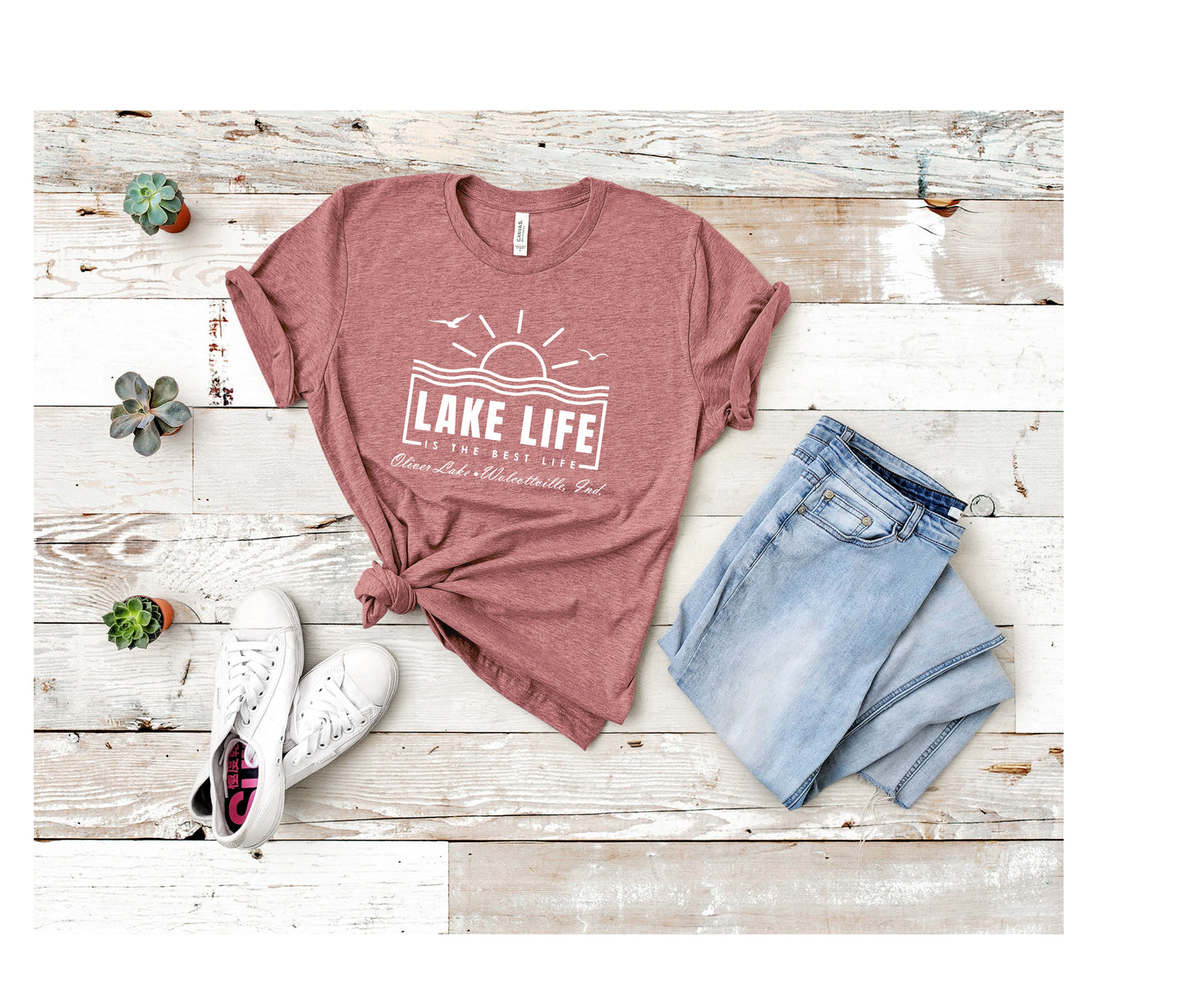 Lake Life T-Shirt Customized with Lake Name