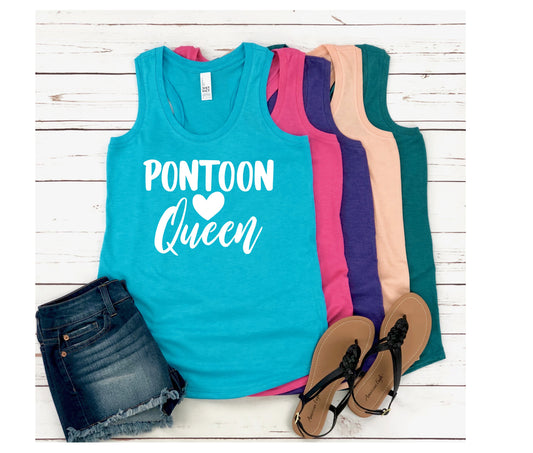 Boat Hair Don't Care Tank Top Fun Lake Shirt