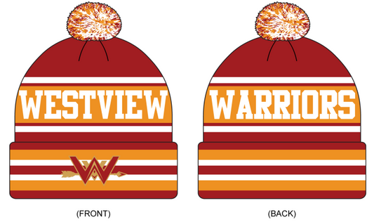 Westview Warriors Knitted Beanie Hat